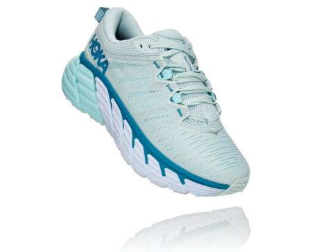 Hoka Gaviota 3 Road - Sapatos Ortopédicos Mulher Azuis | PT-5ADyPCr